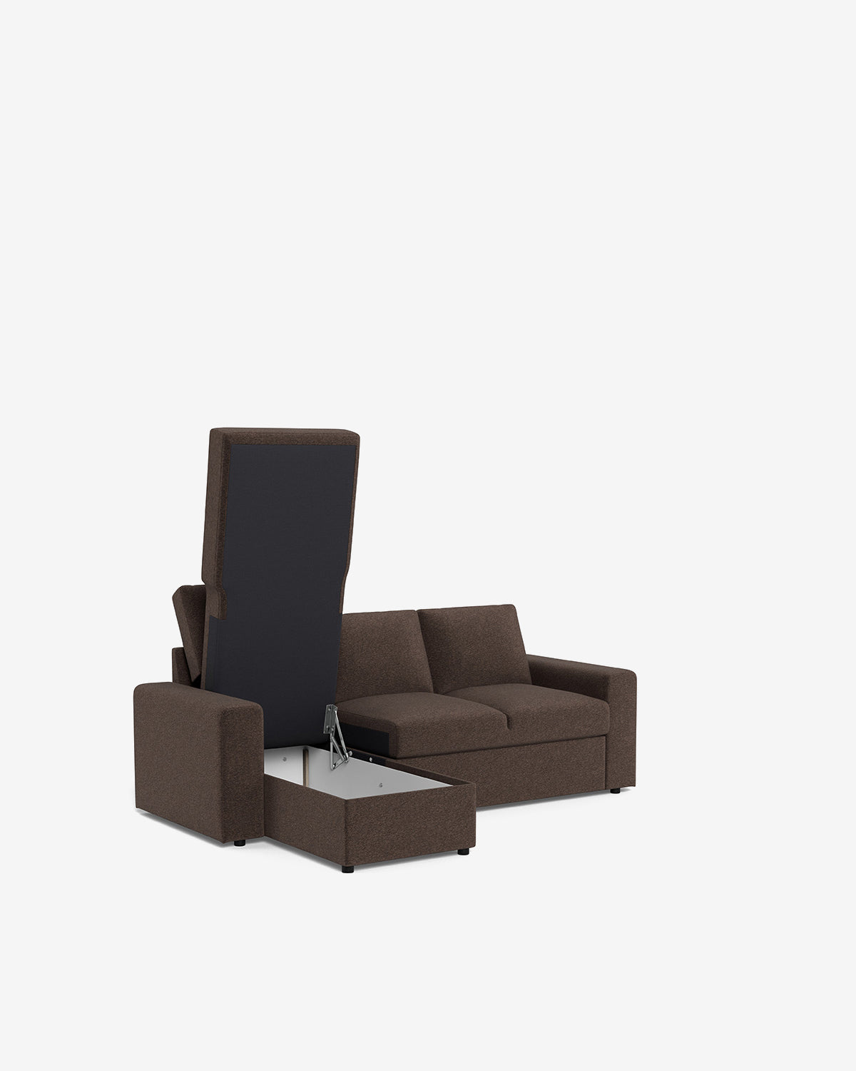Conan sovesofa m/chaiselong, brun