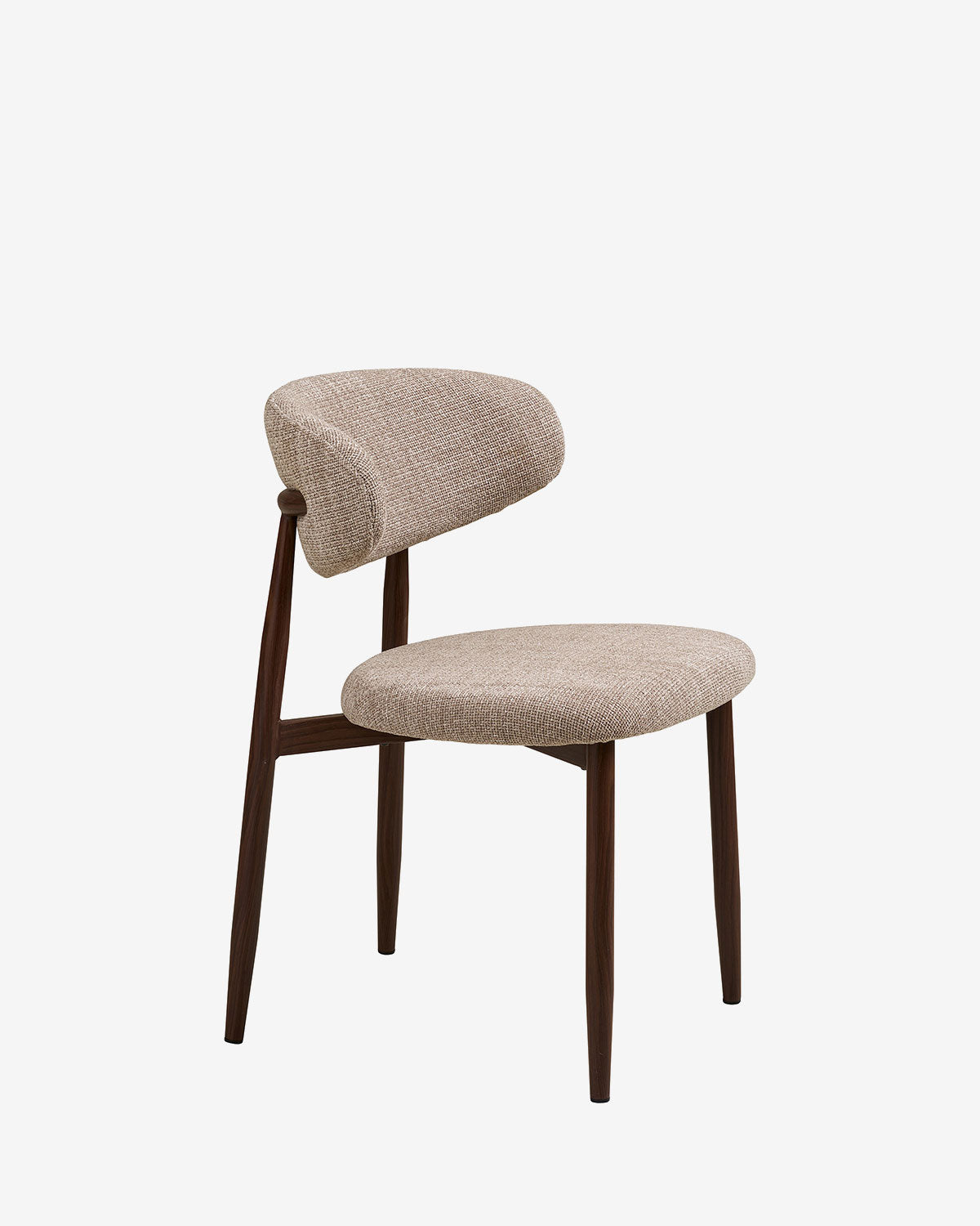 Linea spisebordsstol, sand/valnød