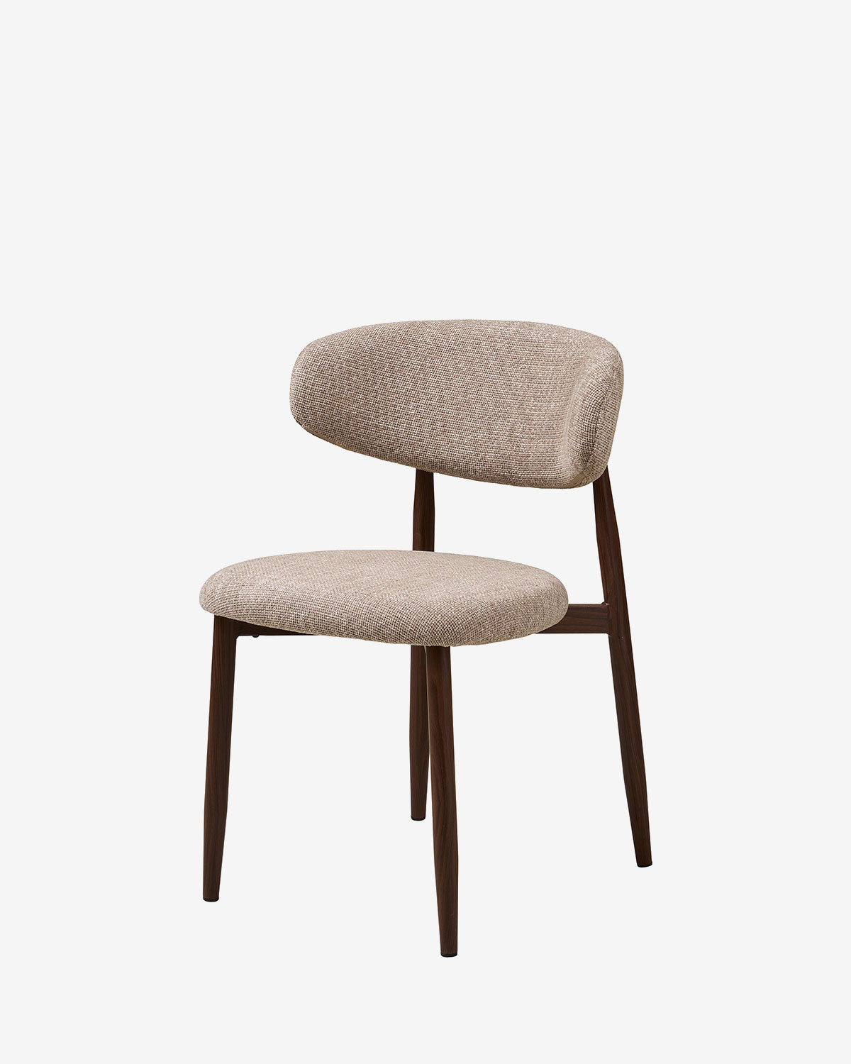 Linea spisebordsstol, sand/valnød