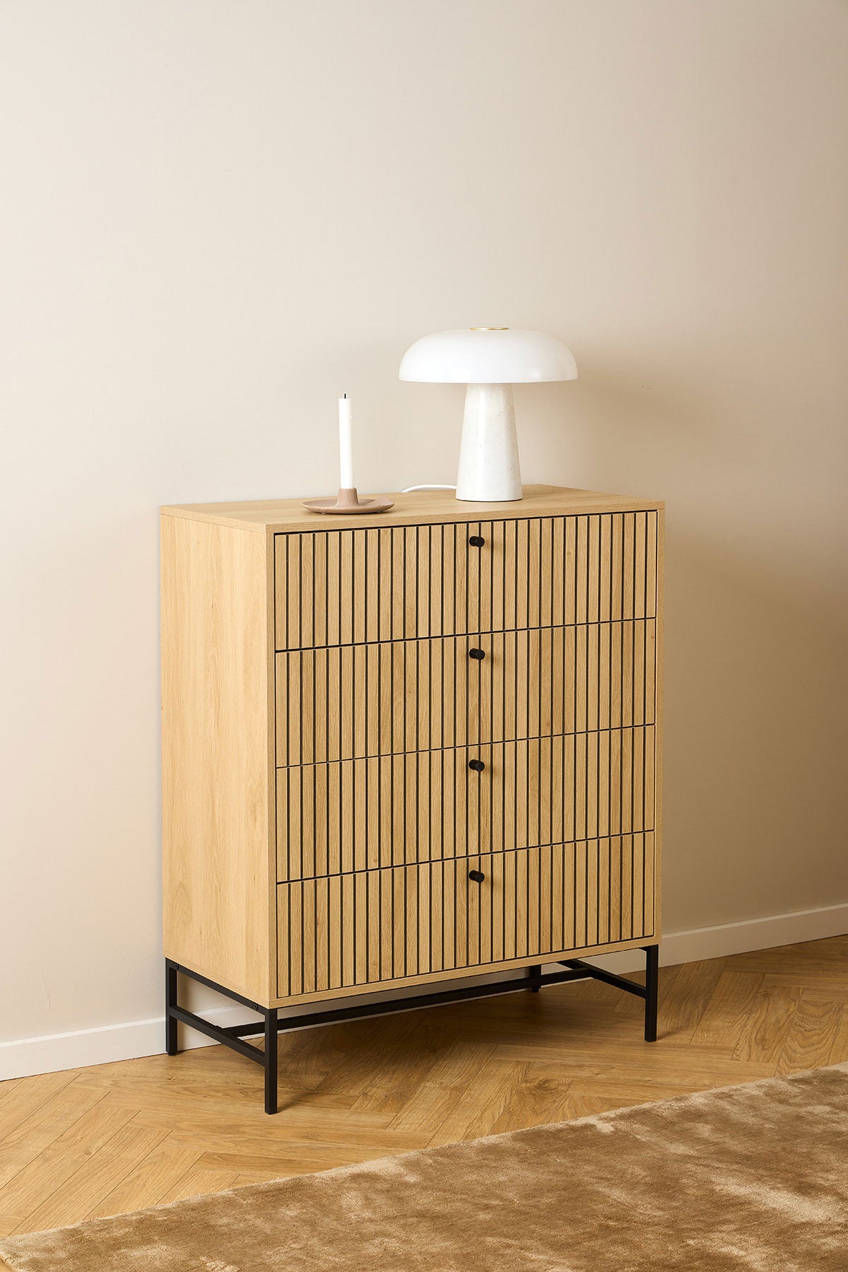 Albany kommode, 4 skuffer