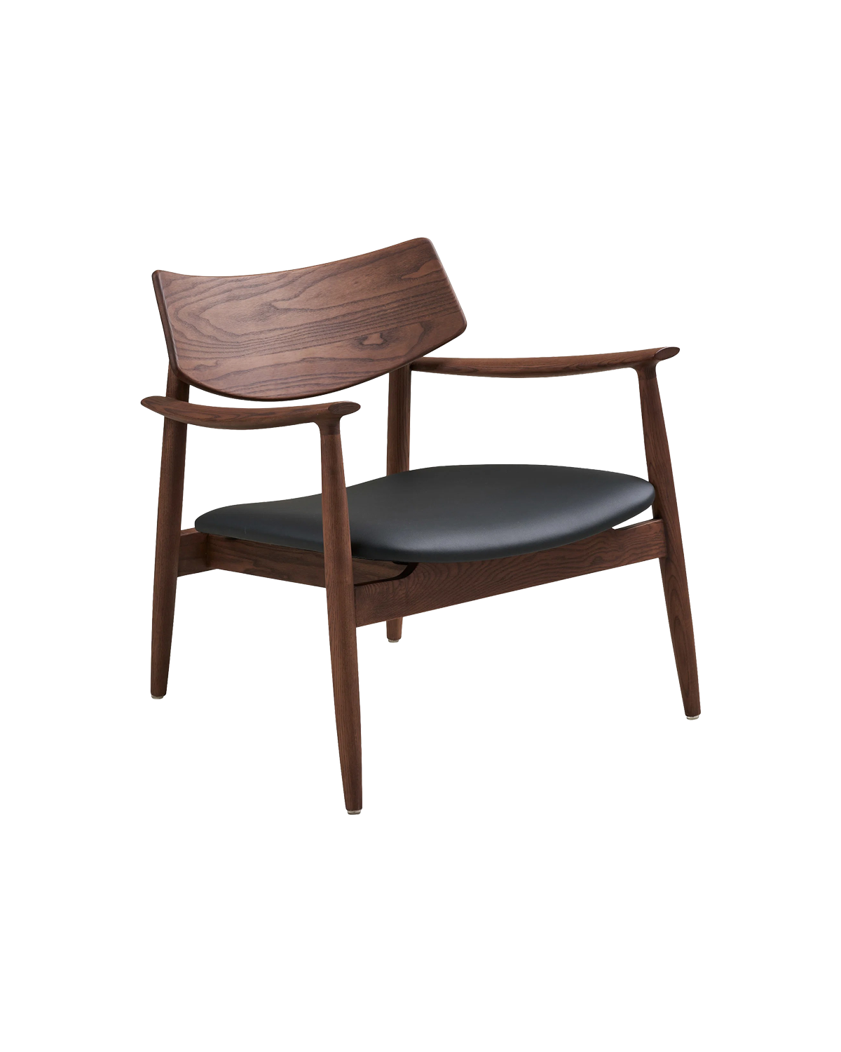 Frame loungestol, Mørkebrunt asketræ