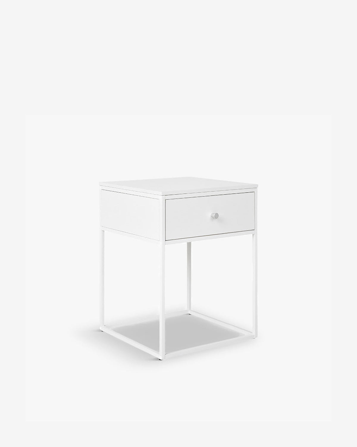 Vista sengebord, hvid