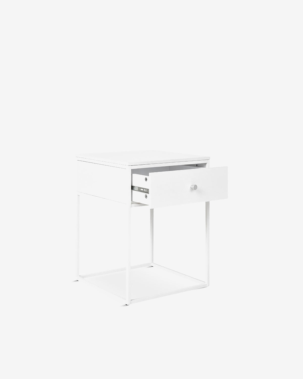 Vista sengebord, hvid