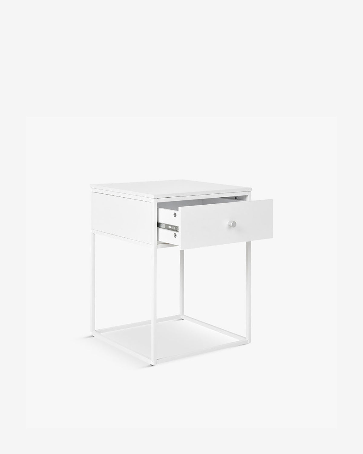 Vista sengebord, hvid