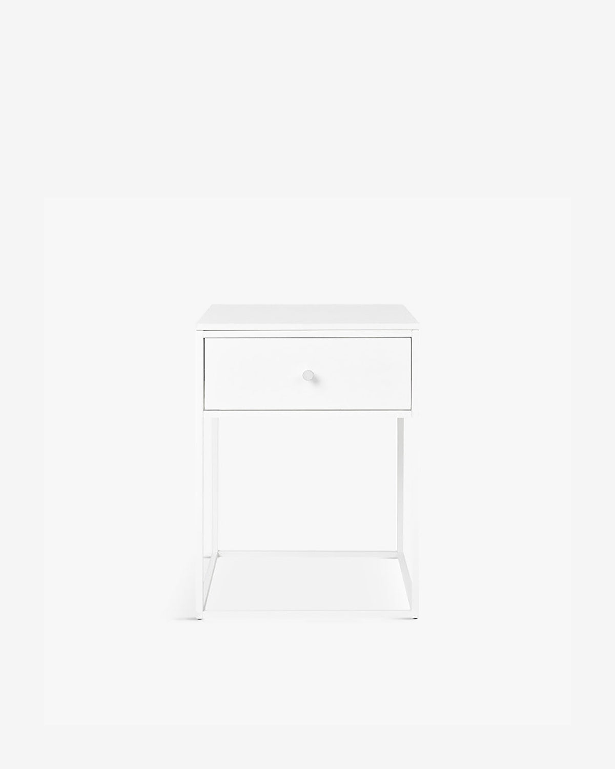 Vista sengebord, hvid