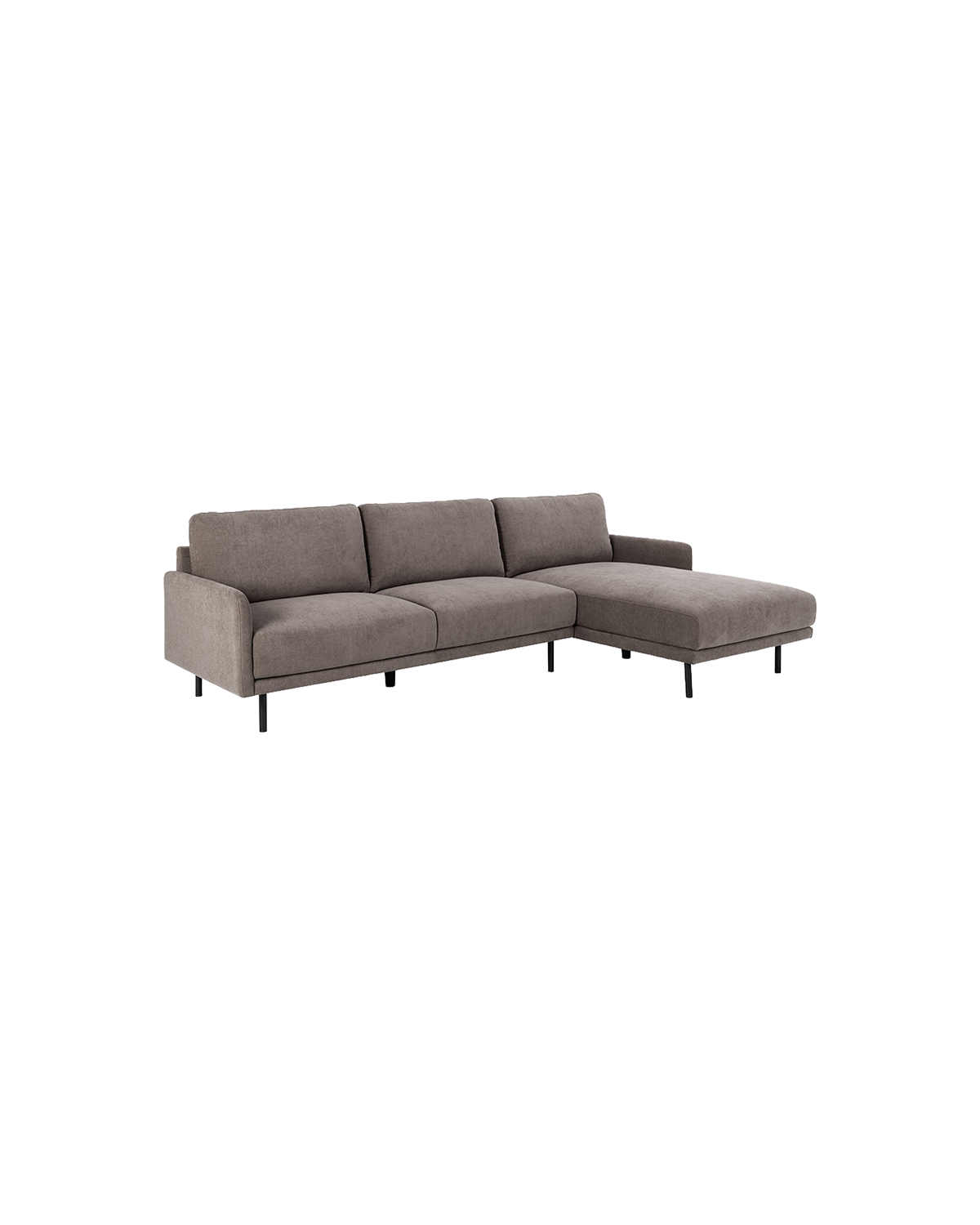 Calma sofa m/chaiselong, Taupe