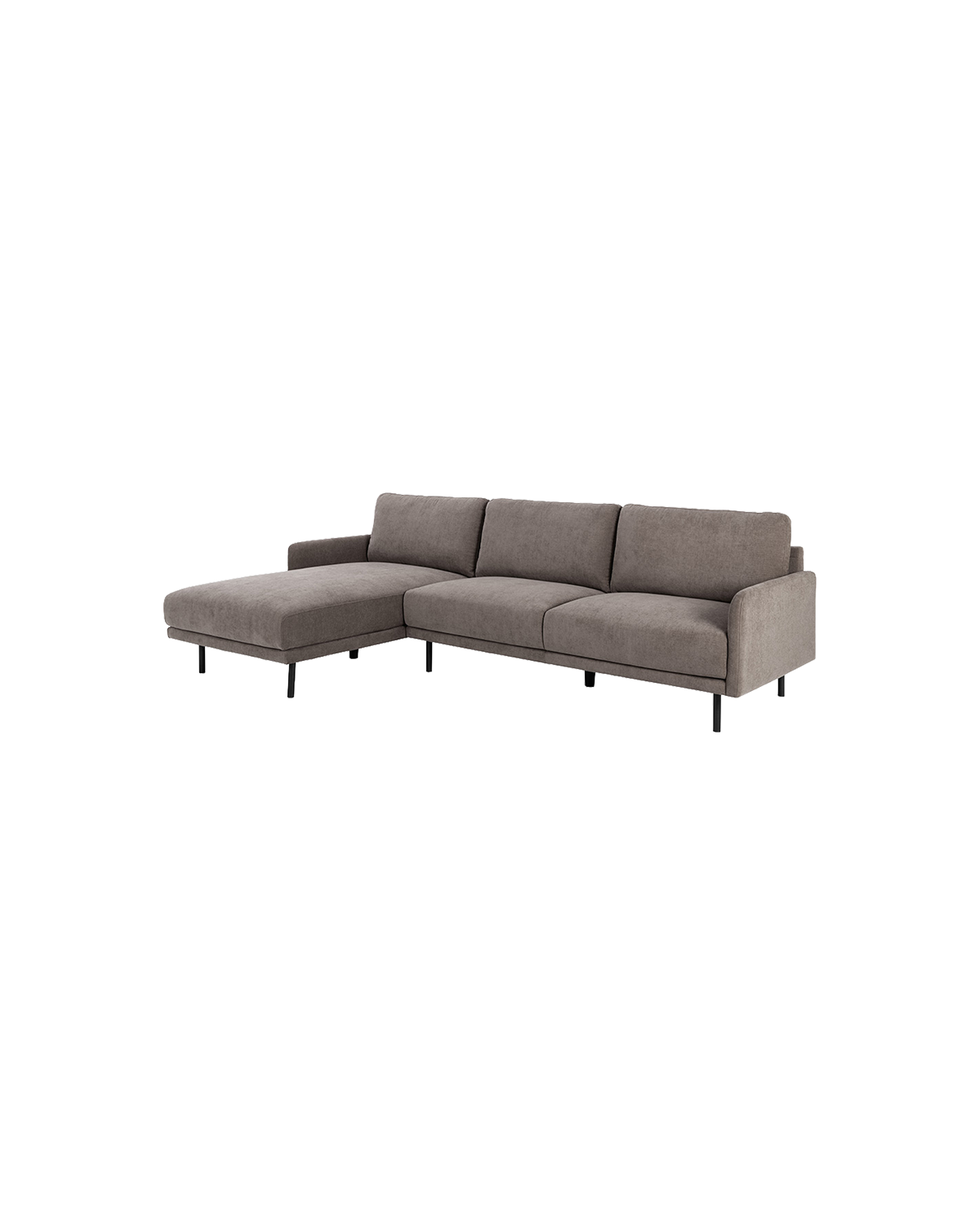 Calma sofa m/chaiselong, Taupe