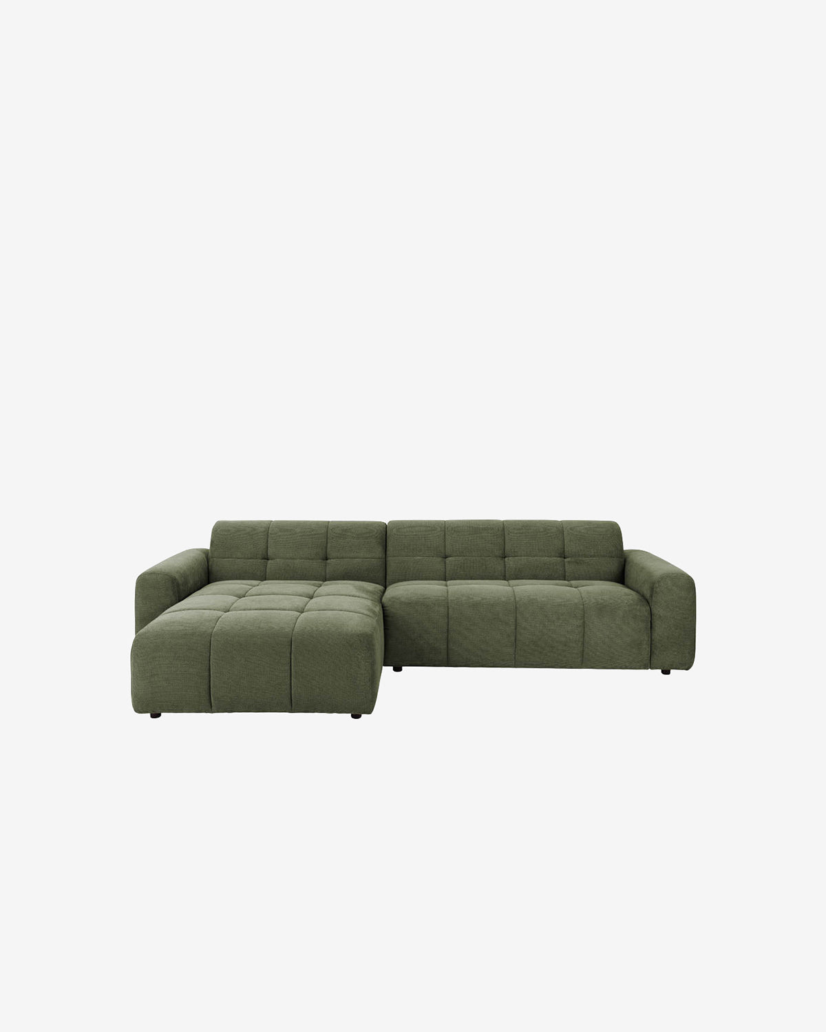 Columbia sofa m/chaiselong, grøn