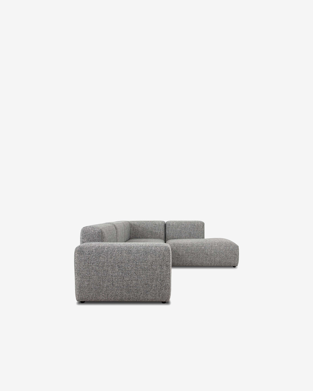 Risor hjørnesofa m/openend, lys grå