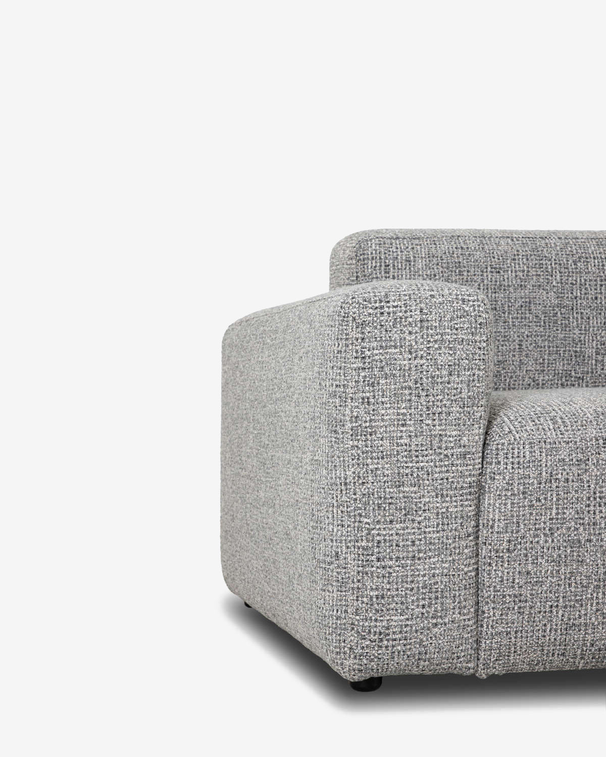 Risor hjørnesofa m/openend, lys grå