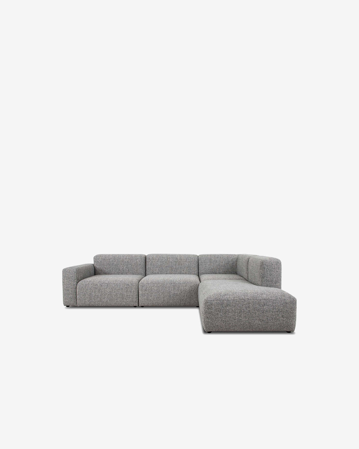 Risor hjørnesofa m/openend, lys grå