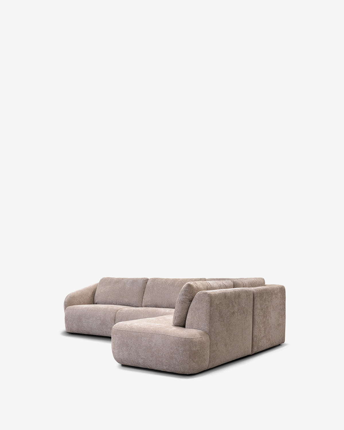 Cavo hjørnesofa m, open end, lys taupe