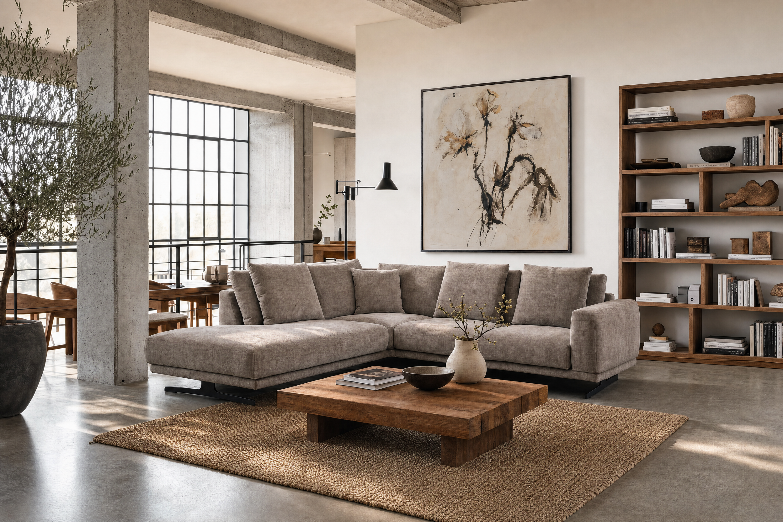 Salerno hjørnesofa, Venstrevendt m. open end