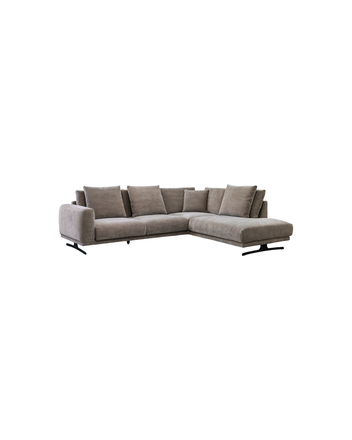 Salerno hjørnesofa, Højrevendt m. open end
