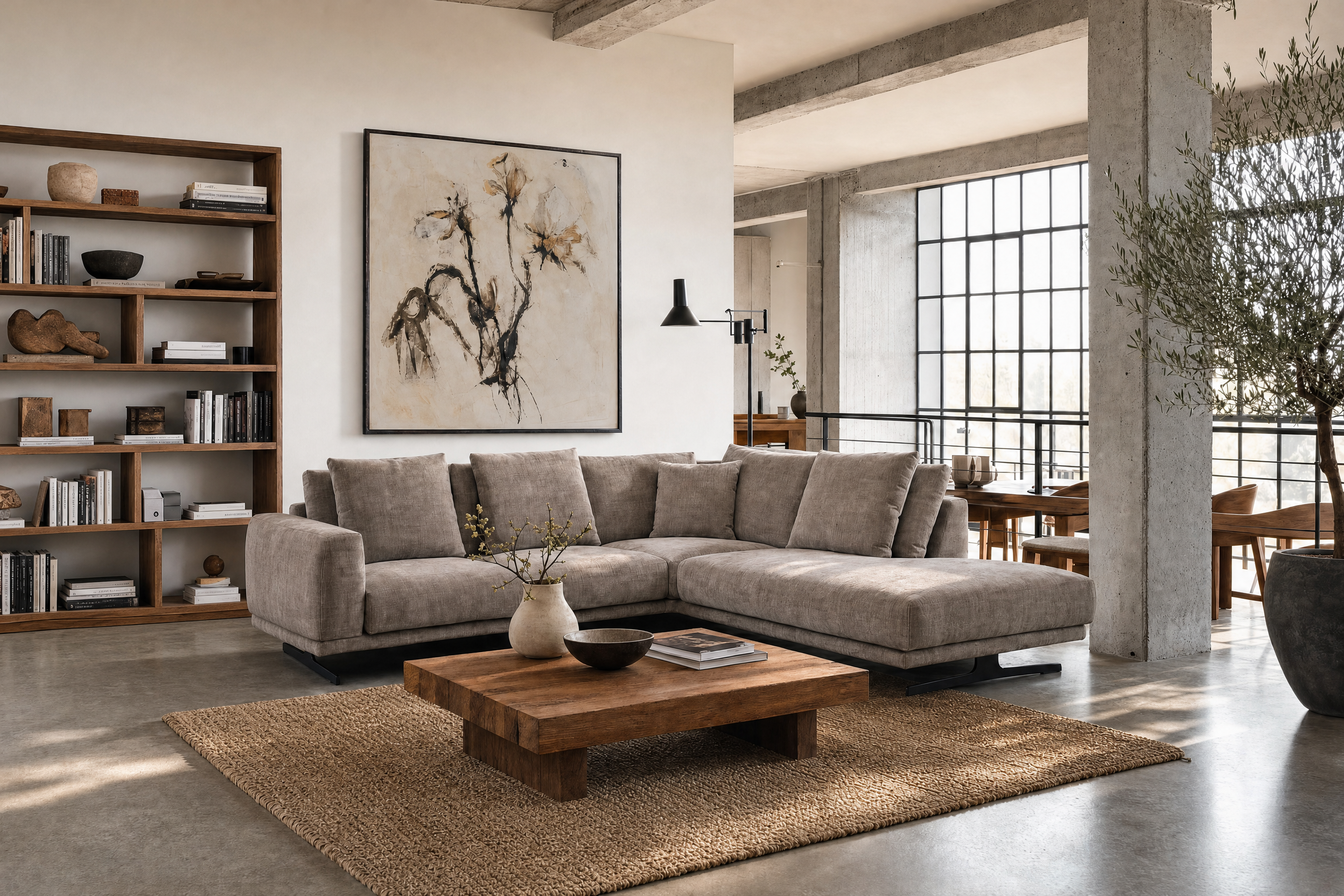 Salerno hjørnesofa, Højrevendt m. open end