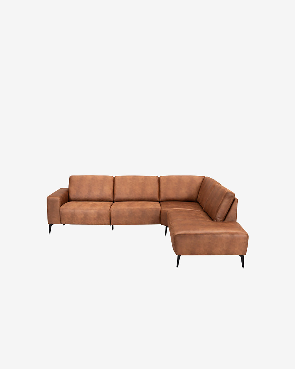 Modu hjørnesofa m/open end, cognac