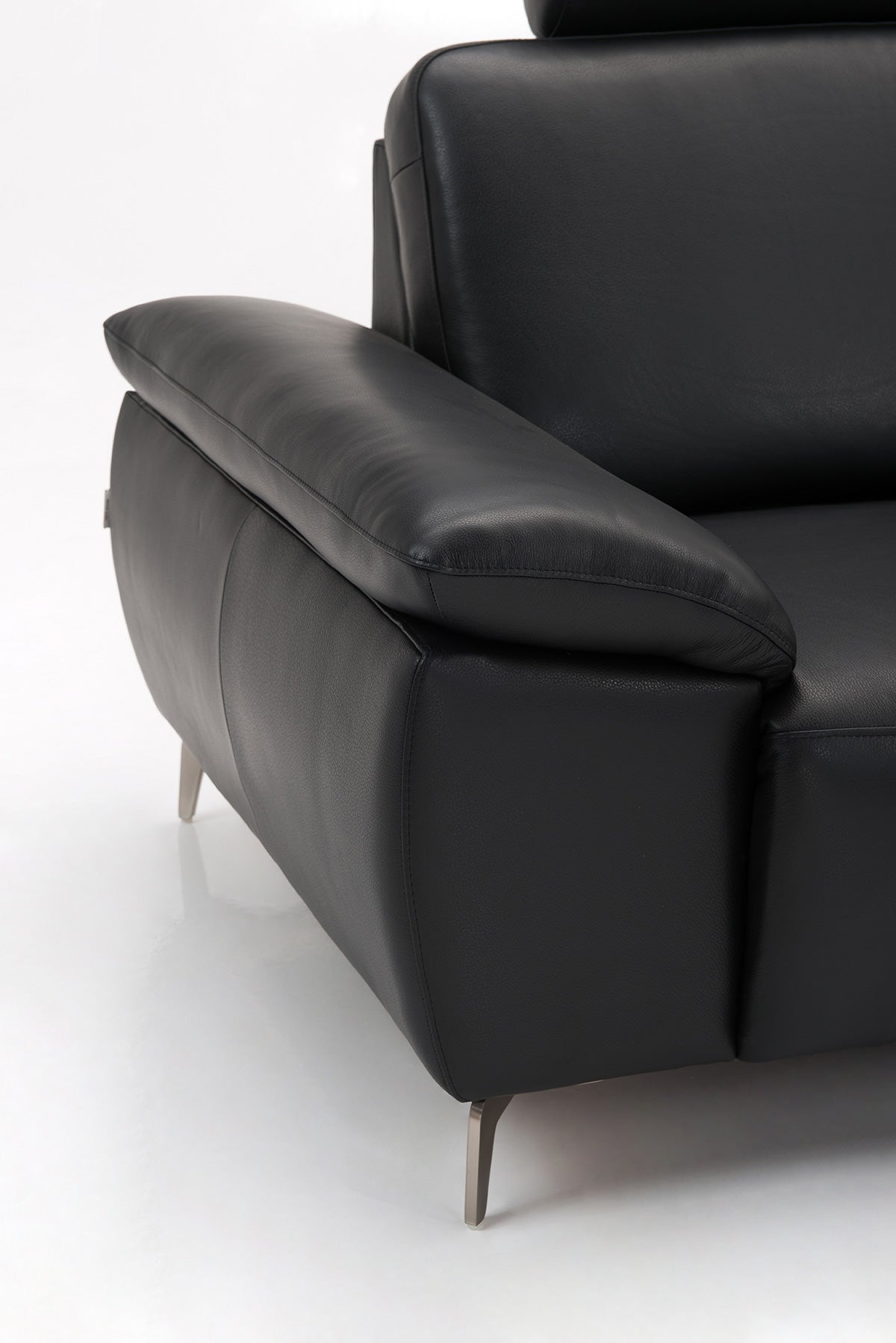 Modu hjørnesofa m/open end, sort læder