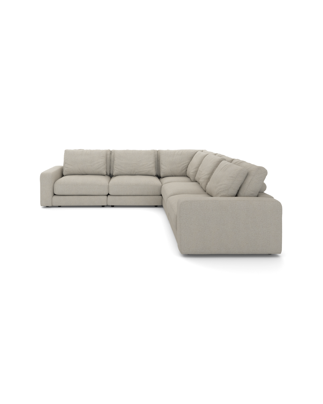 Rio hjørnesofa 5 pers.sofa med bredde arm