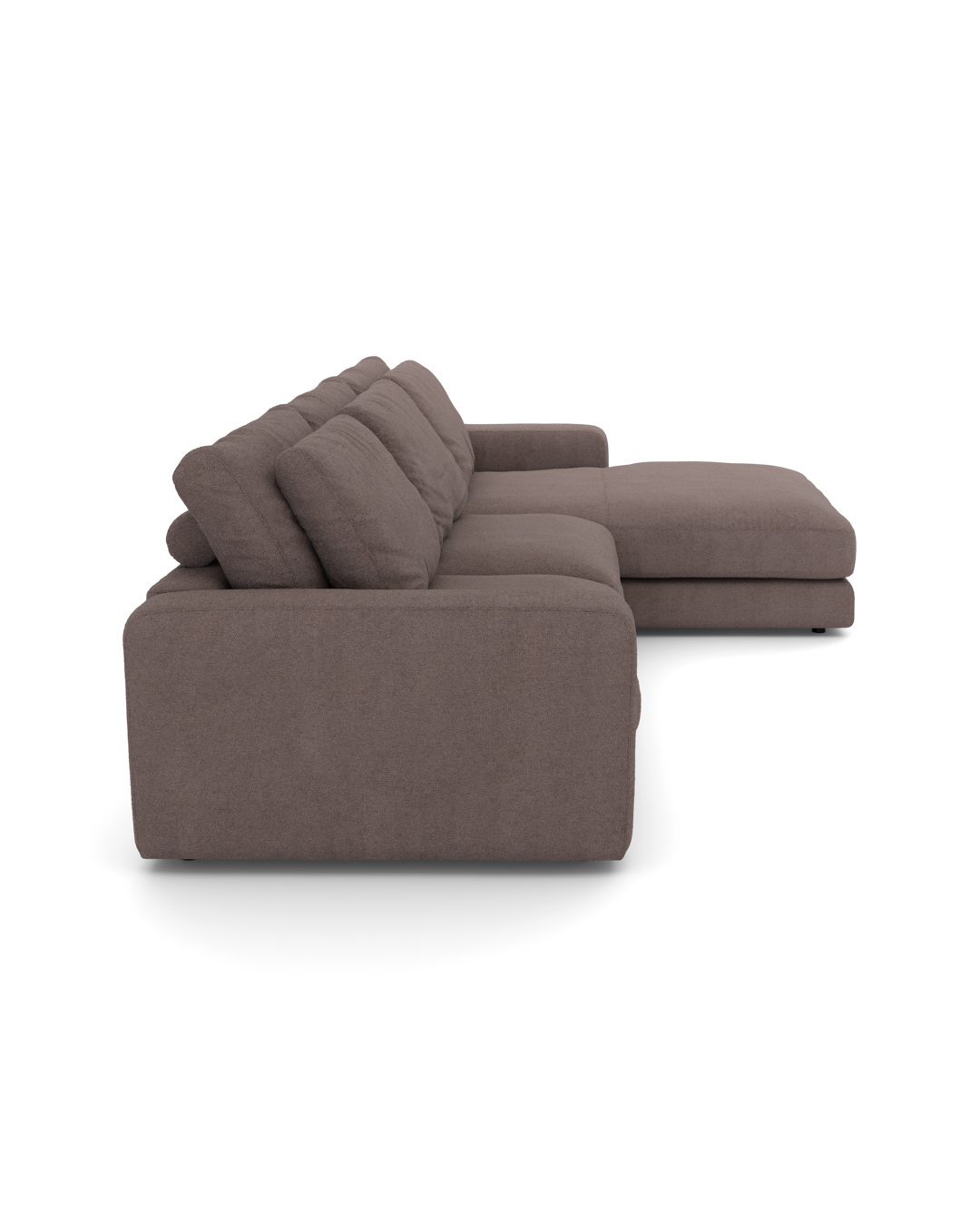 Rio Sofa med chaiseloung højre og bred arm