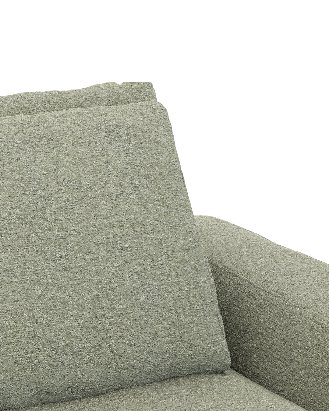 Rio hjørnesofa med pufafslutning venstre og stort hjørne