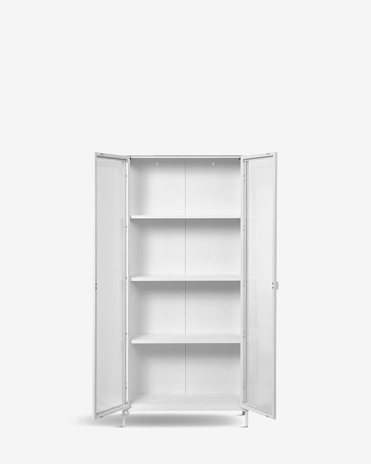 Brisbane vitrine, hvid