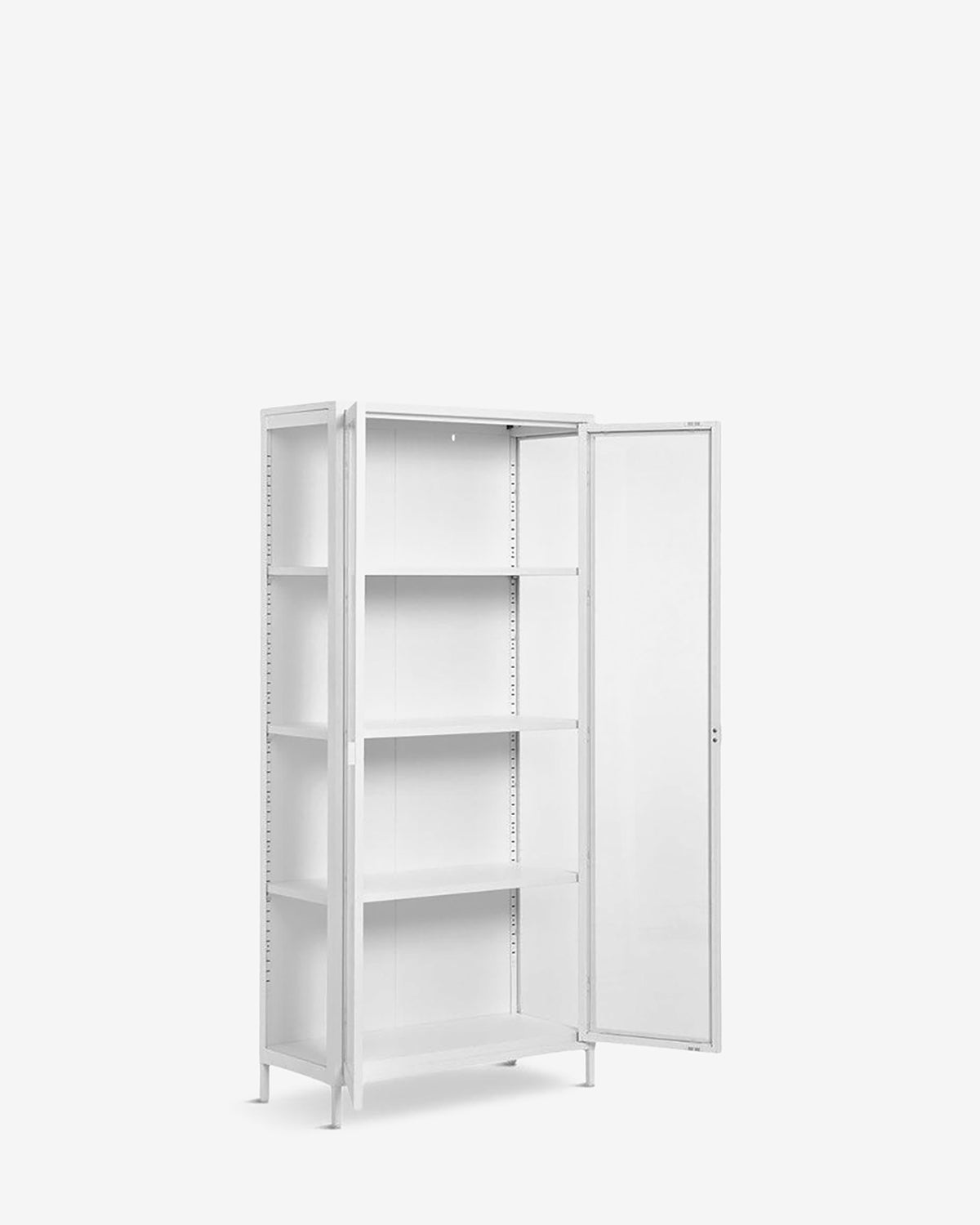 Brisbane vitrine, hvid