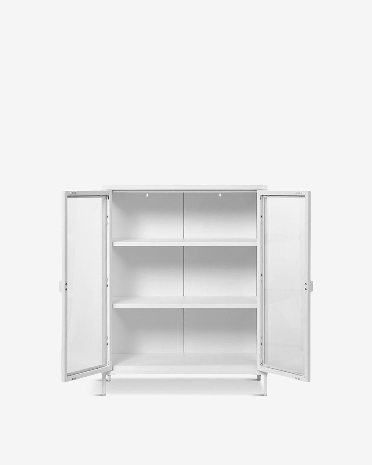 Brisbane vitrine, hvid