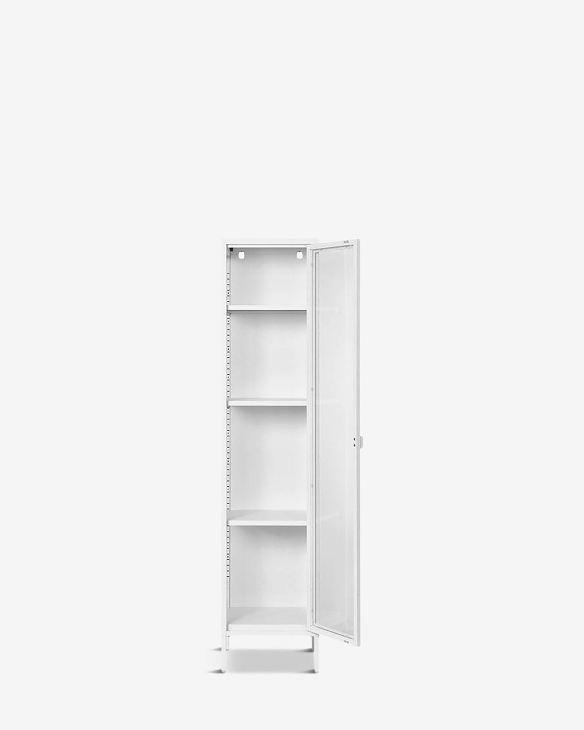 Brisbane vitrine slim, hvid
