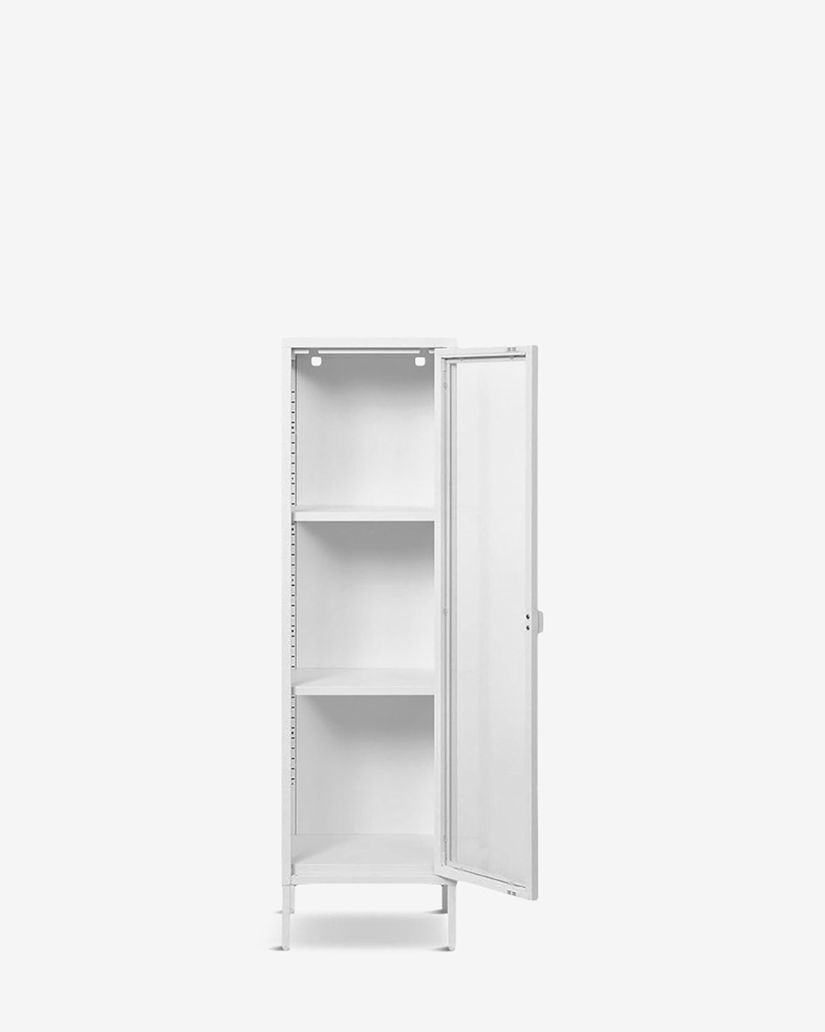 Brisbane vitrine slim, hvid