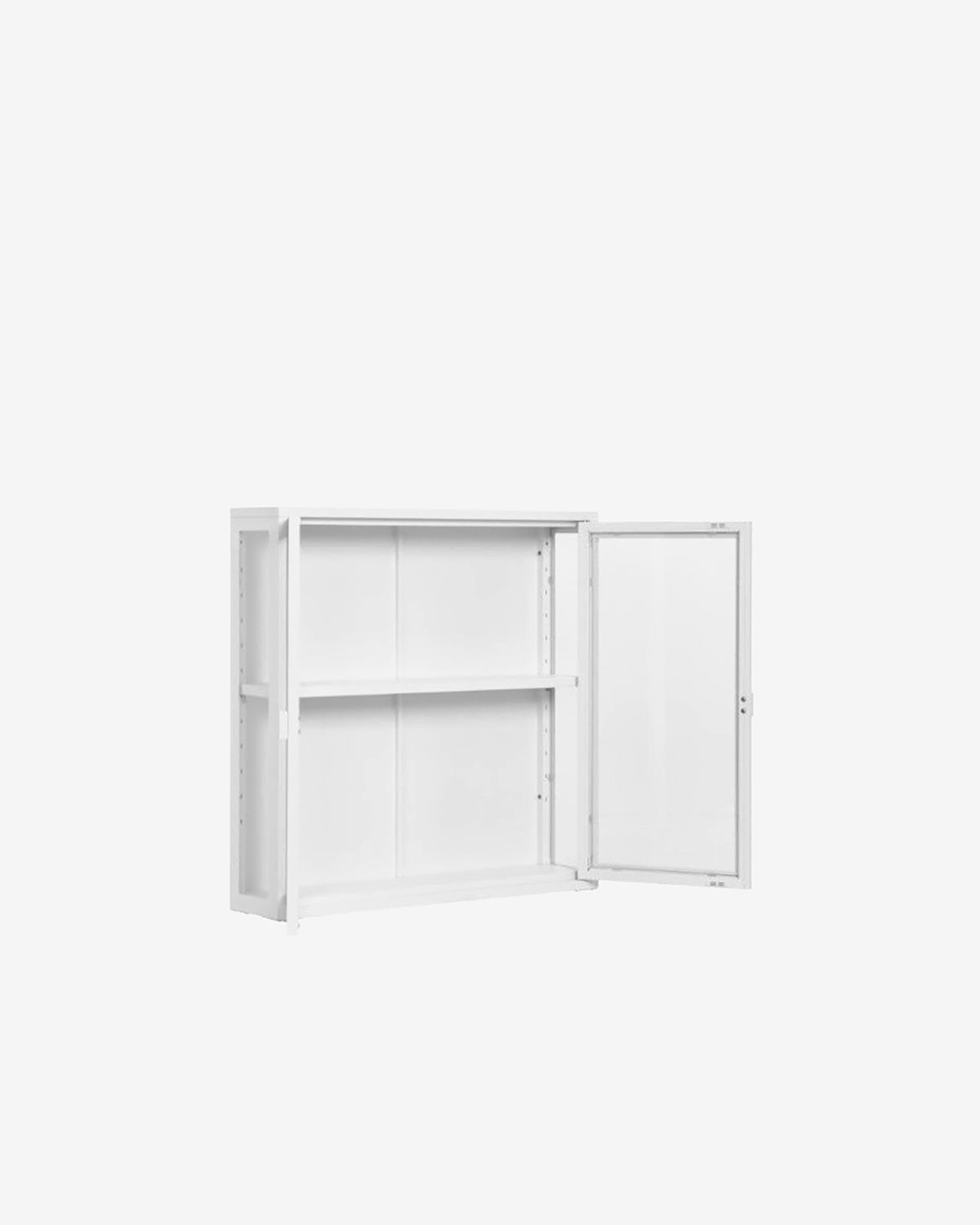 Brisbane vitrine/overskab, hvid