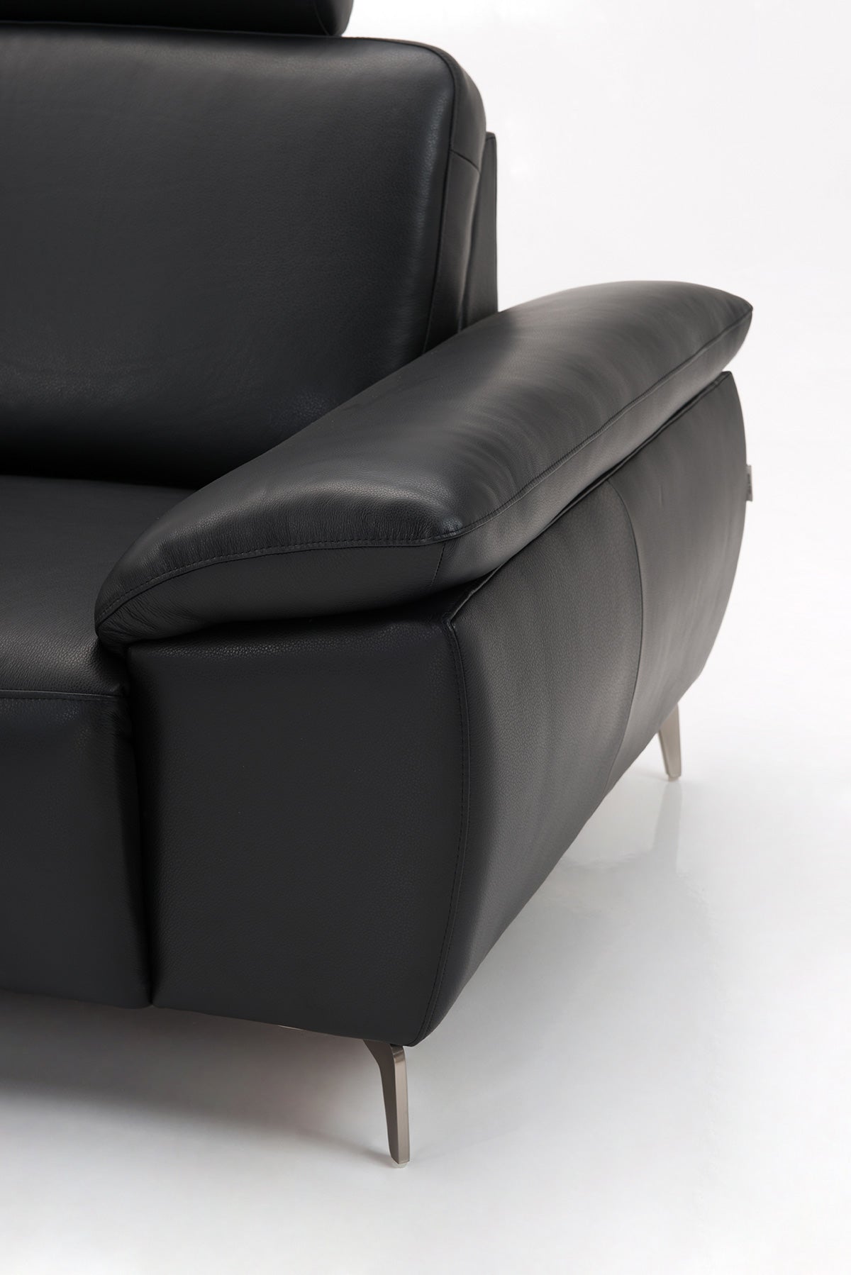 Modu hjørnesofa m/openend, sort læder