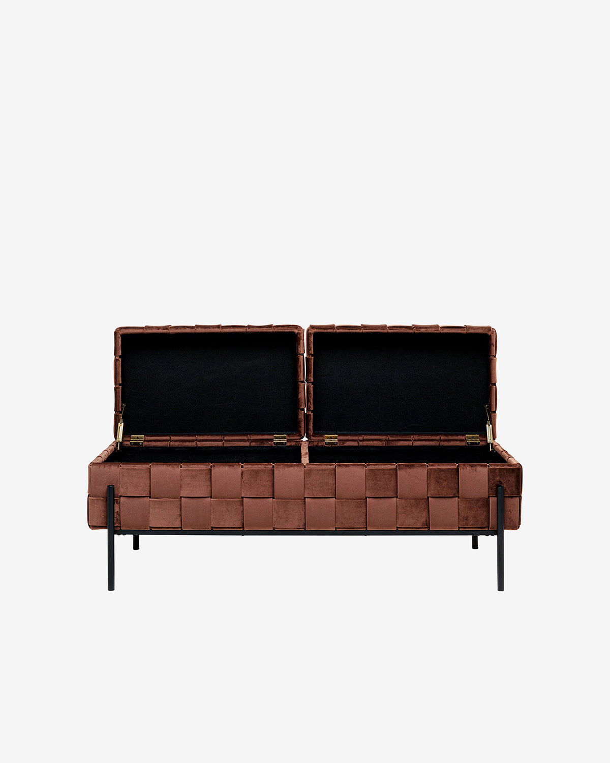 Weave bænk, mocca