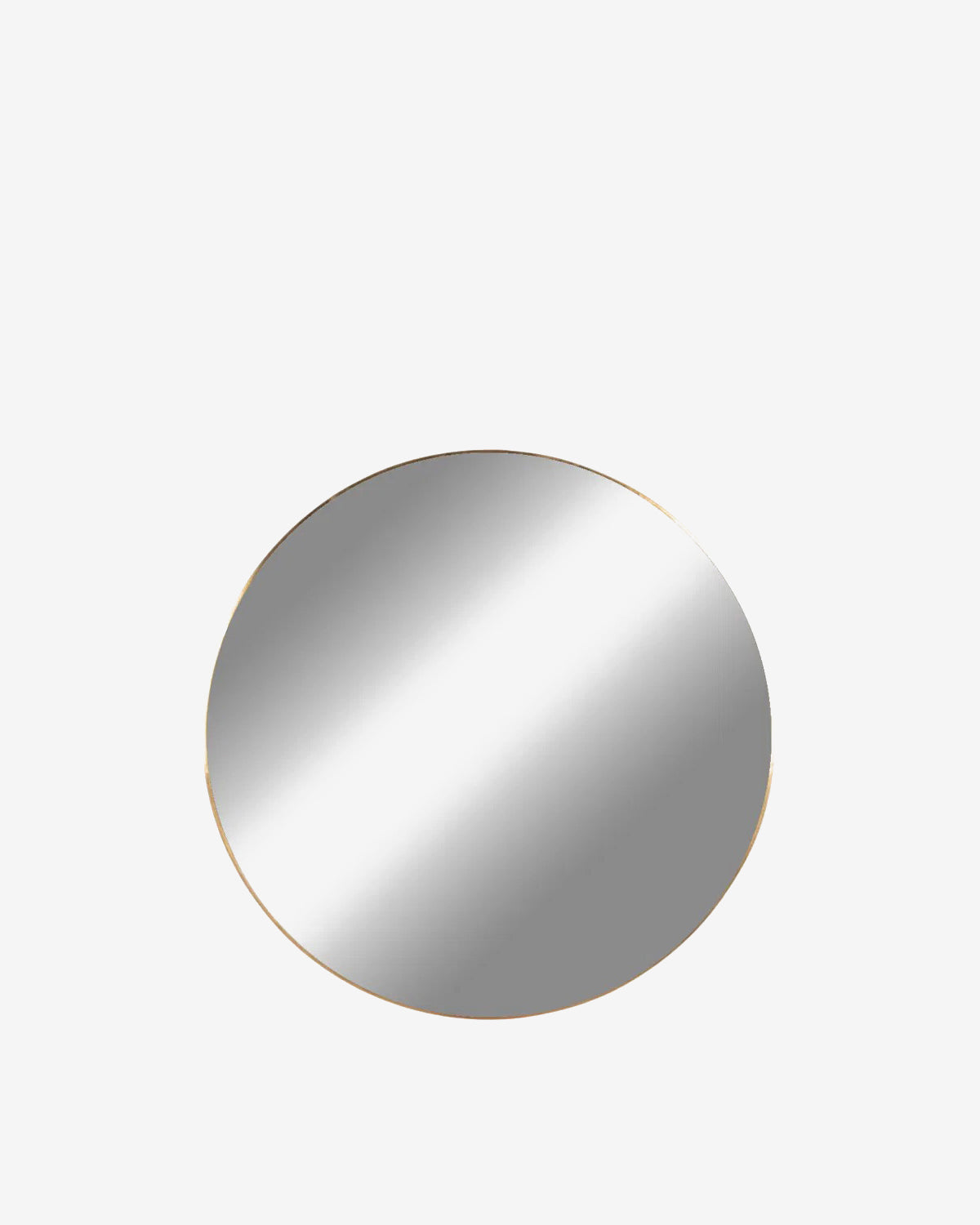 Jessi spejl, messing Ø.60cm