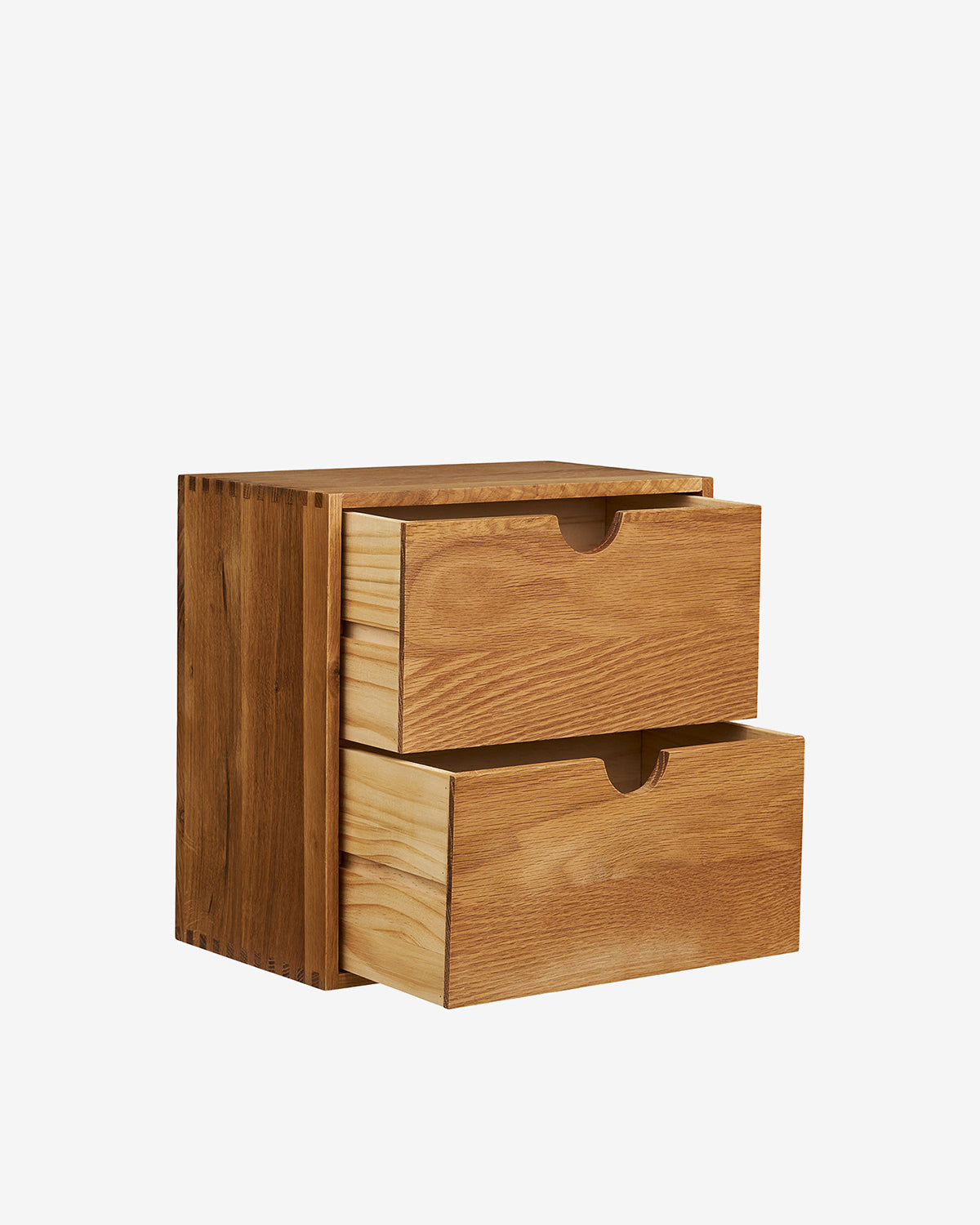 Townsville væghylde m/skuffer, eg