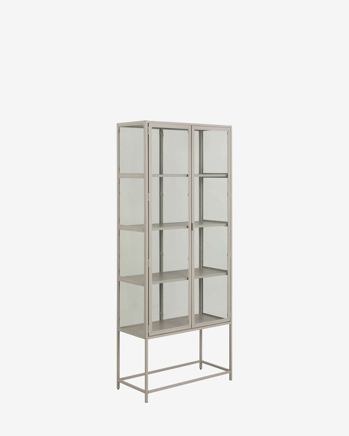 Gwenn vitrineskab, grå