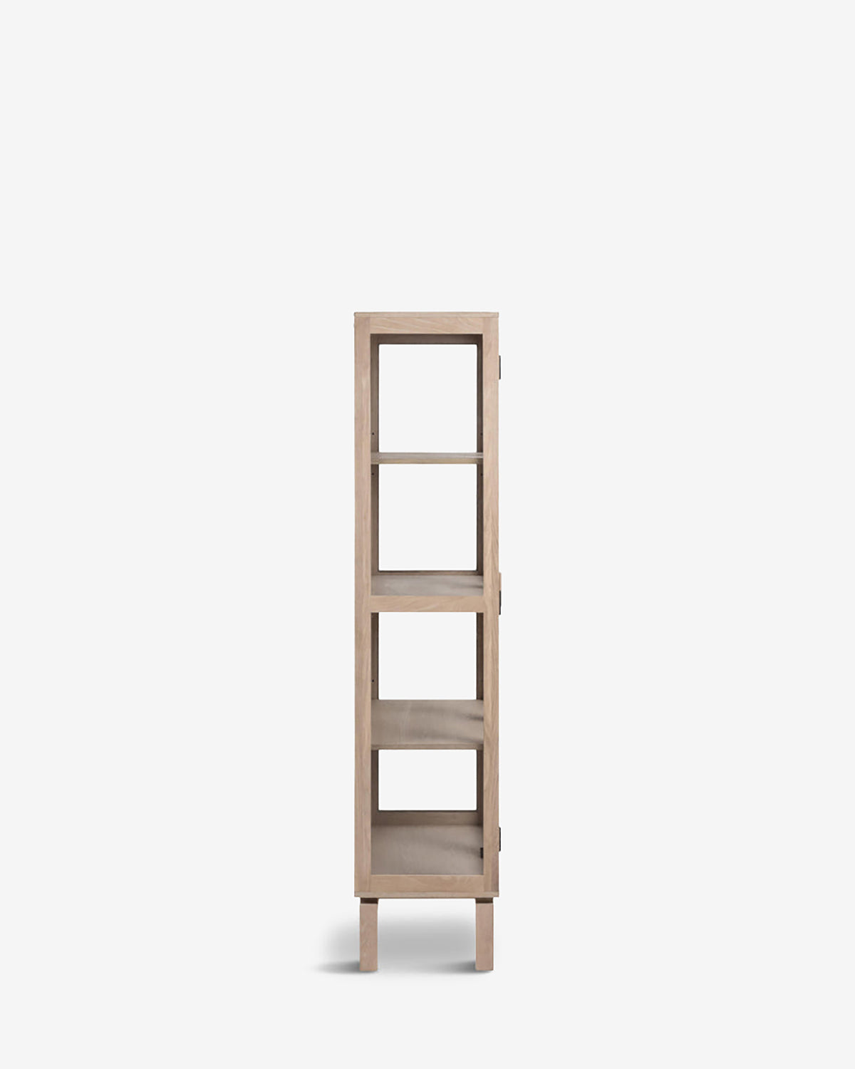 Linley vitrine, hvidpigmenteret eg
