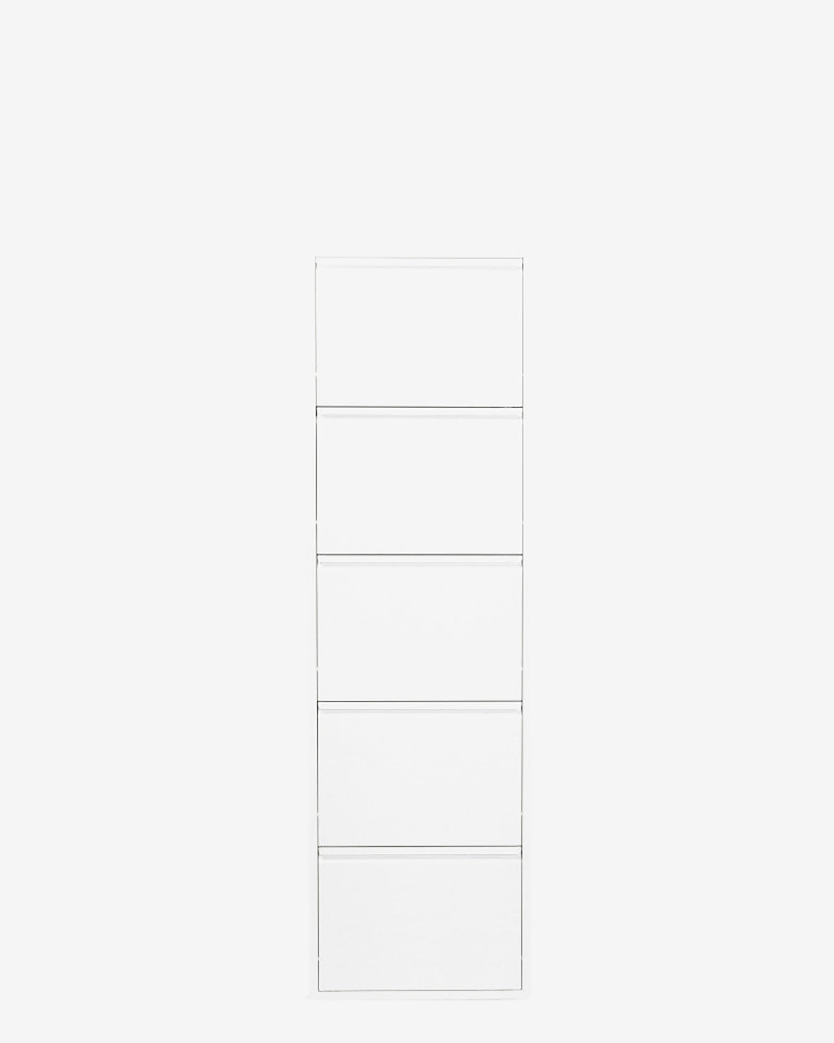 Caruso skoskab 5 låger, hvid