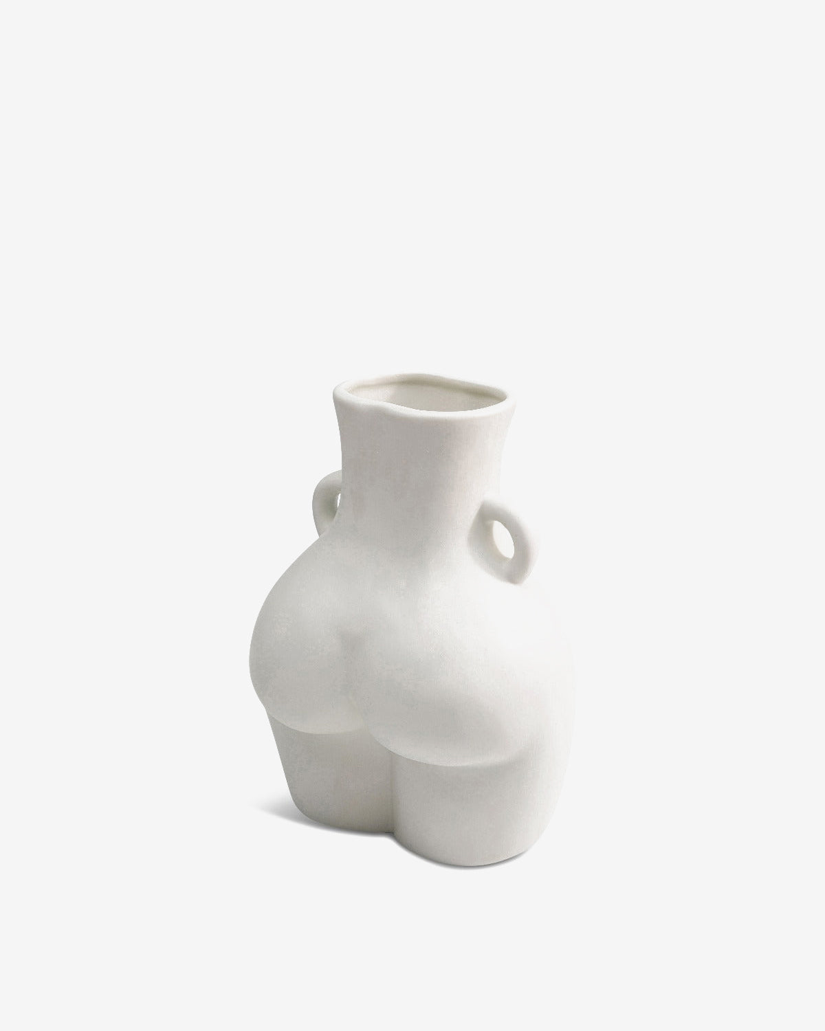 Donna vase lille, hvid