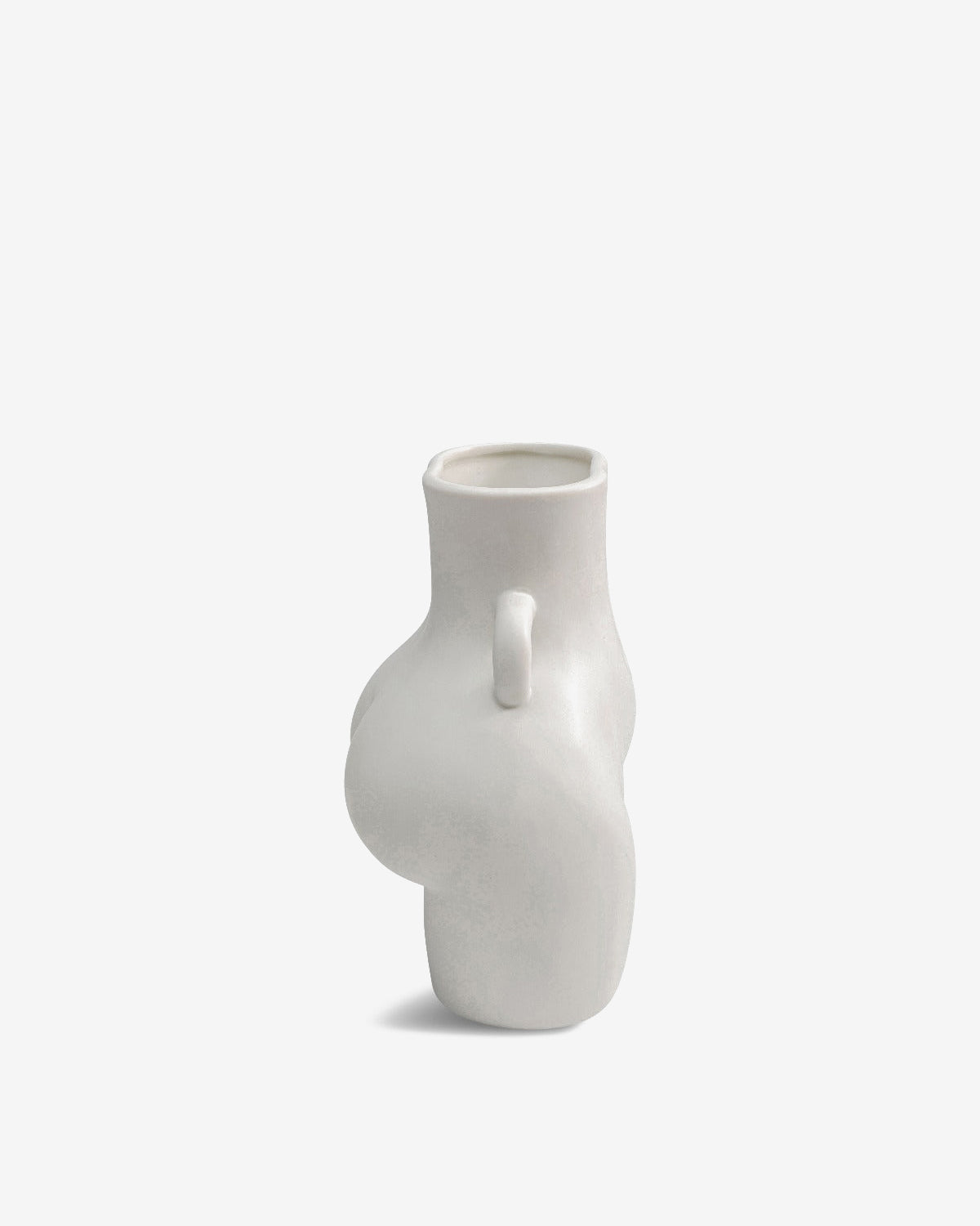 Donna vase lille, hvid
