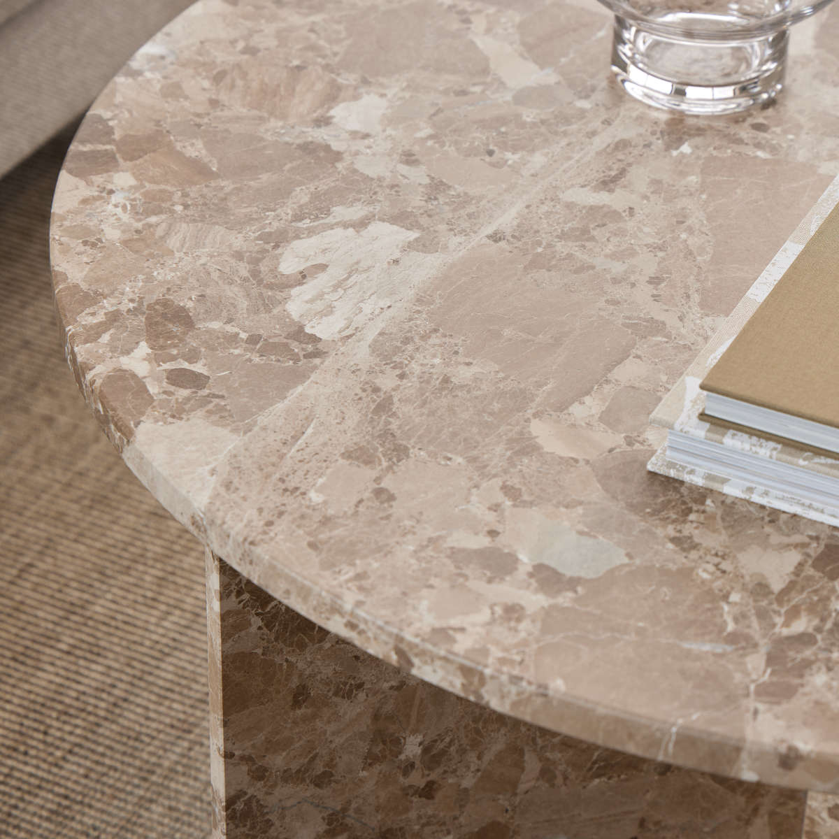 Vega sofabord, latte marmor