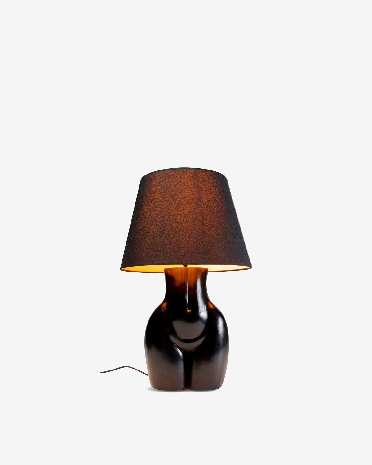Donna bordlampe, sort
