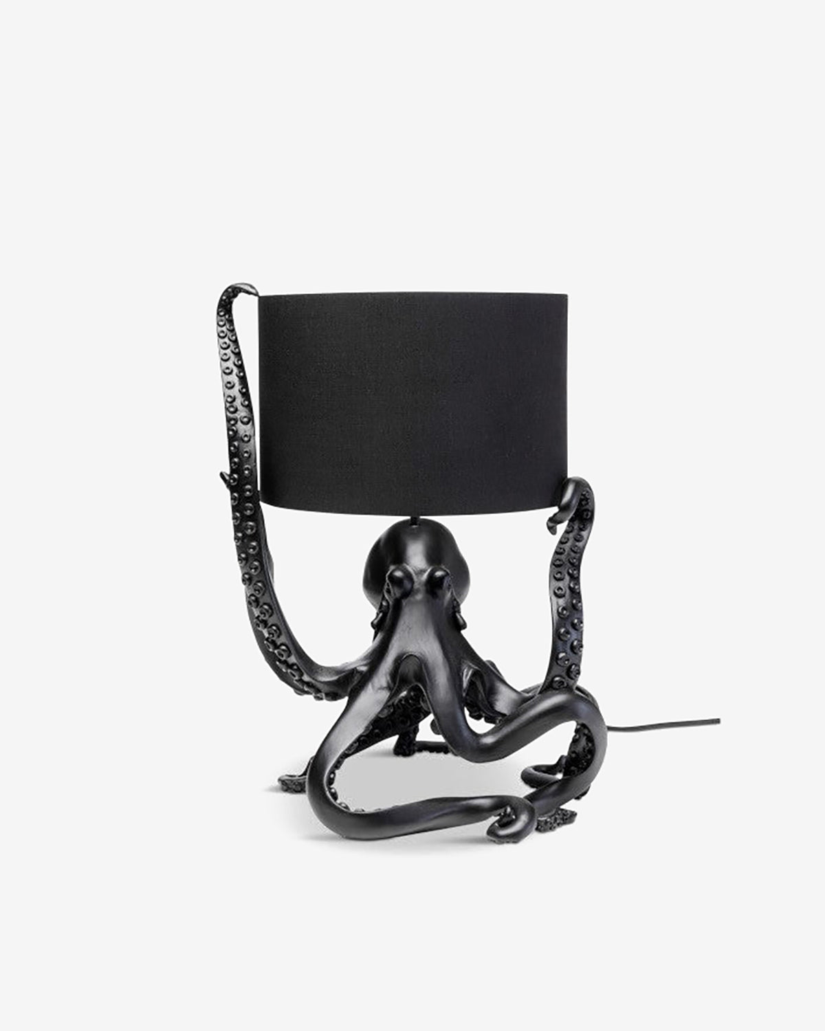 Octopus lampe, sort