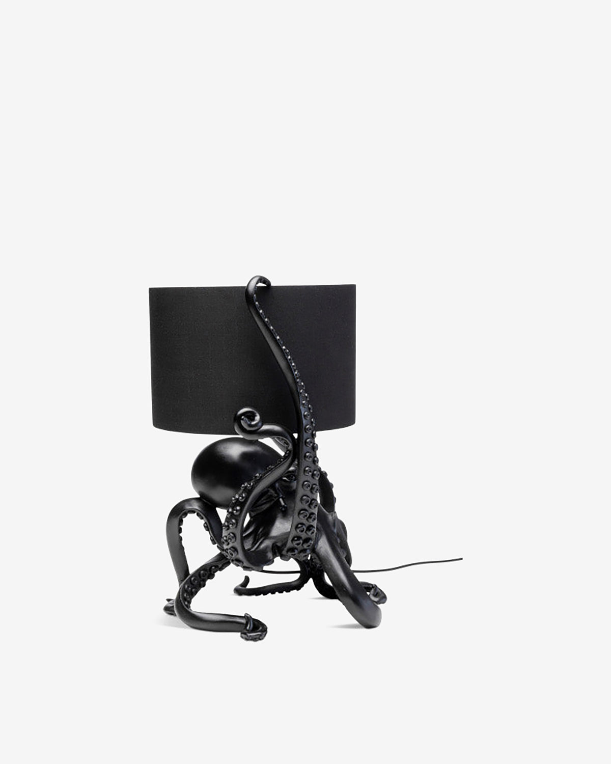 Octopus lampe, sort