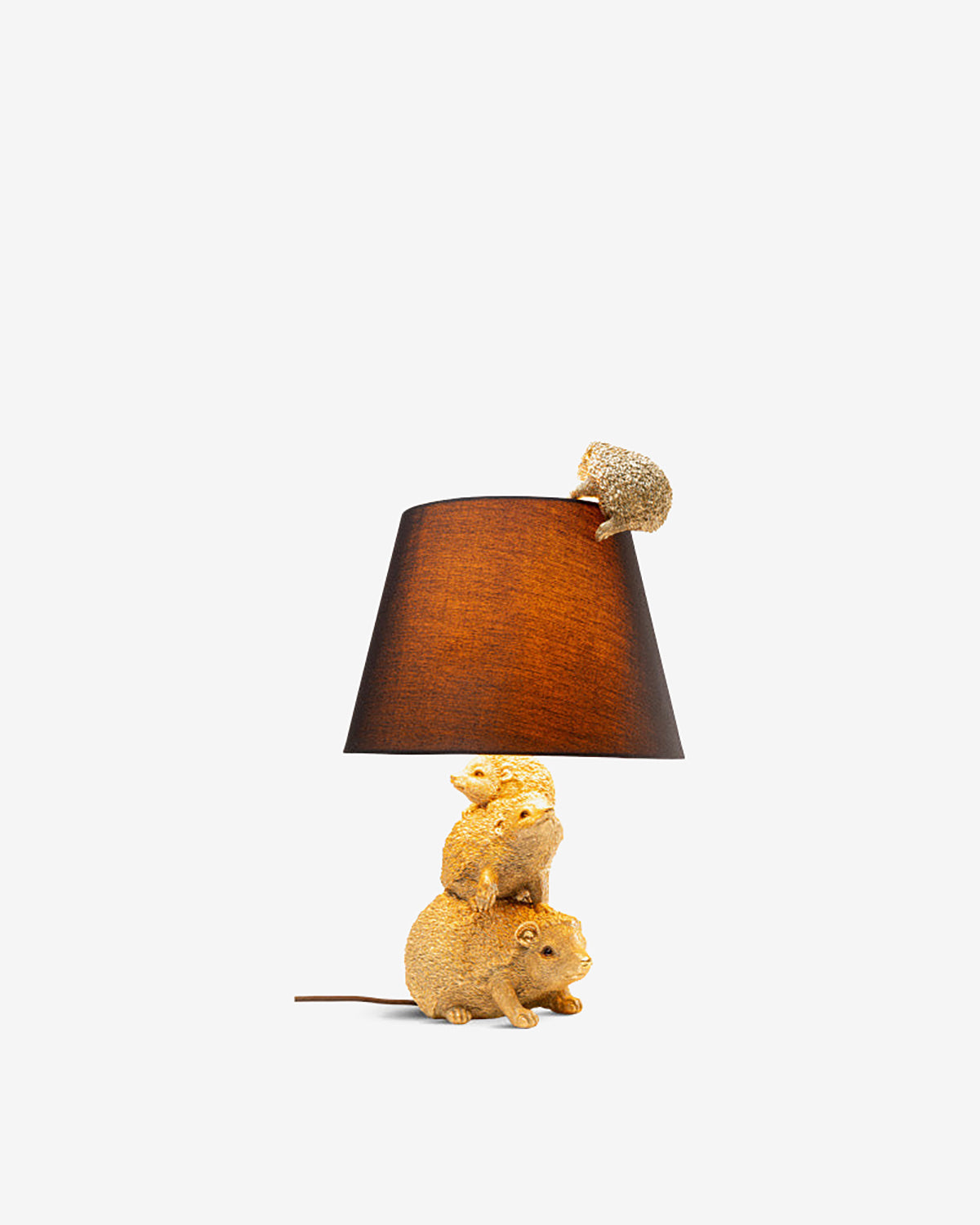 Pindsvin familie bordlampe