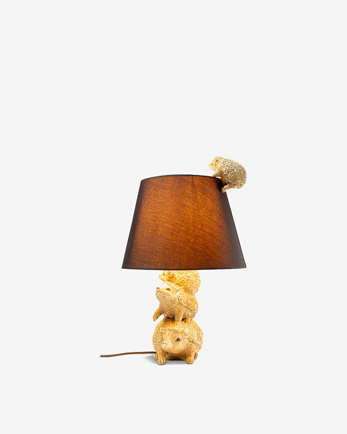 Pindsvin familie bordlampe