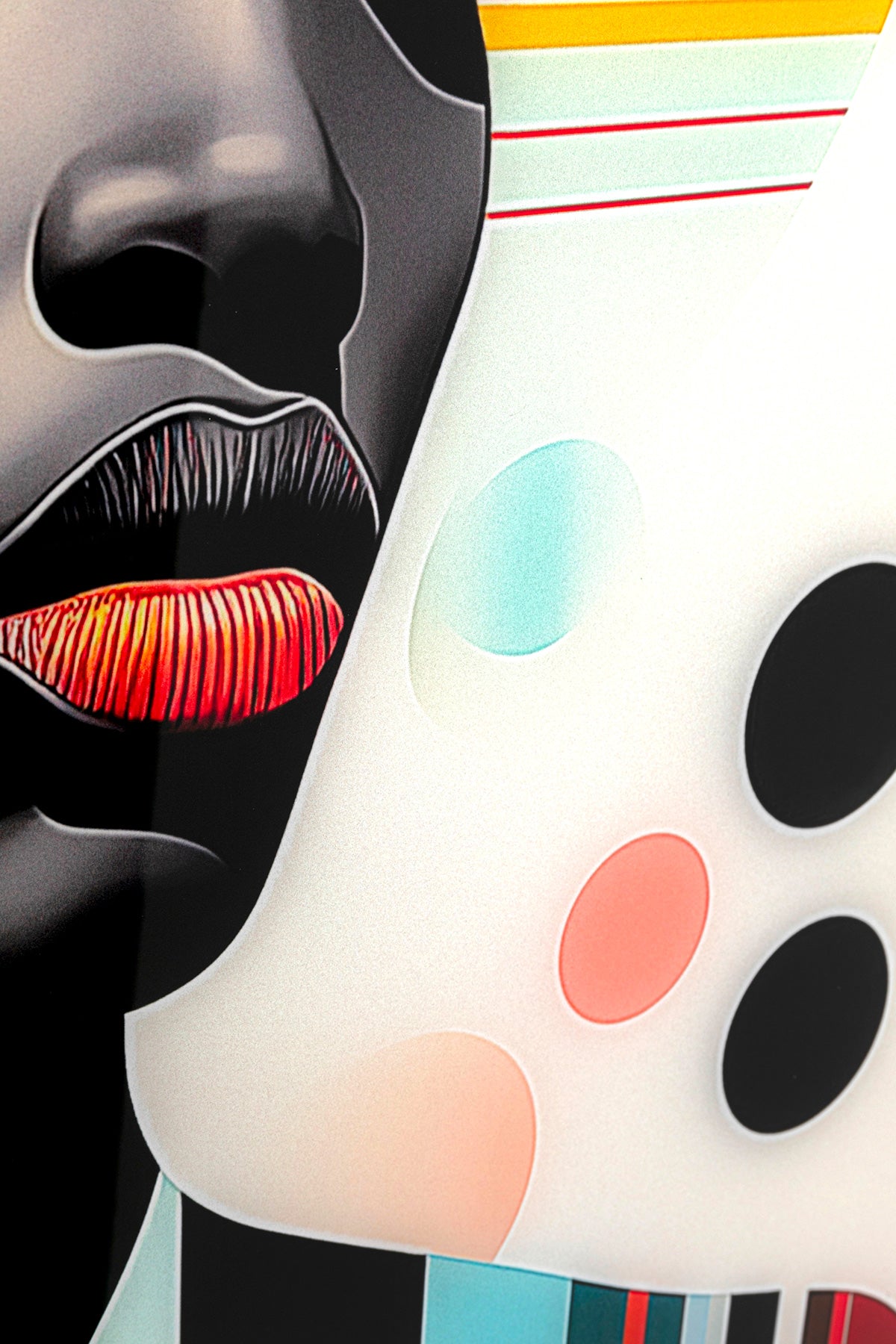 Muse retro lady yellow glas galleri