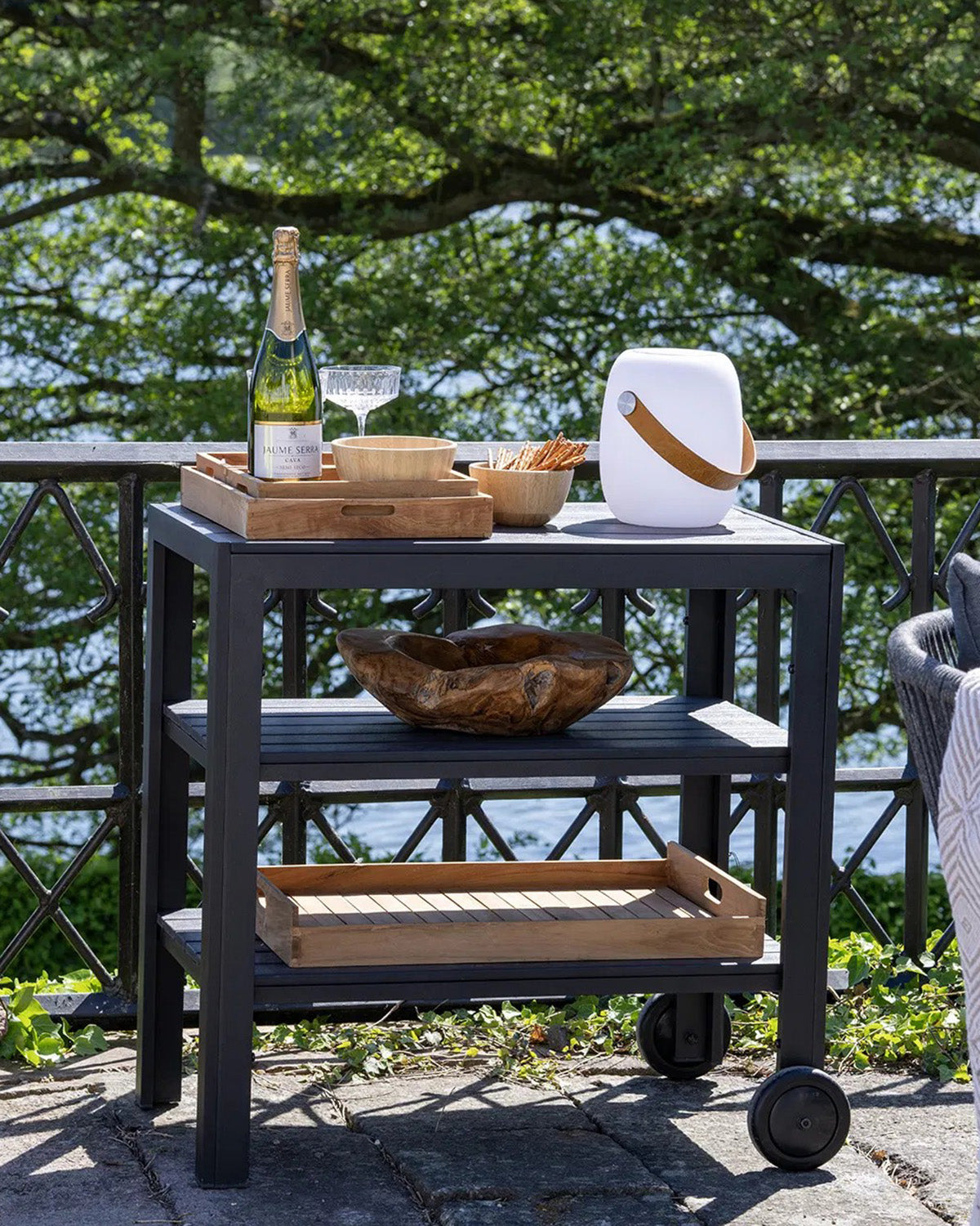 Cardiff LED lampe m/bluetooth højtaler