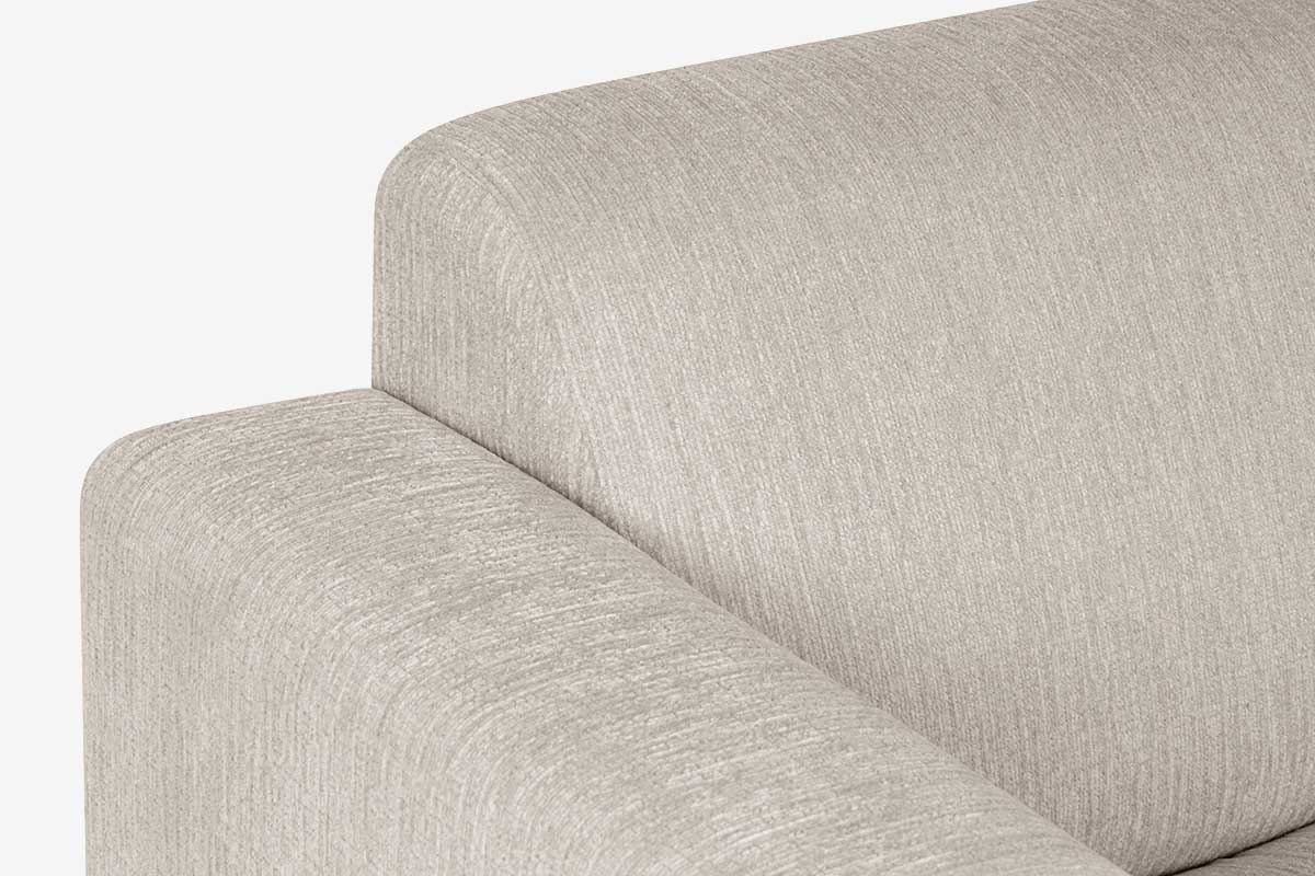 Amalfi hjørnesofa m/open end, beige