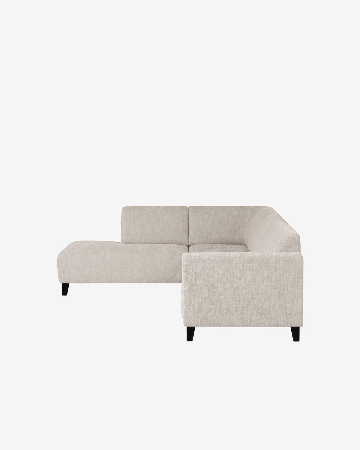 Amalfi hjørnesofa m/open end, beige
