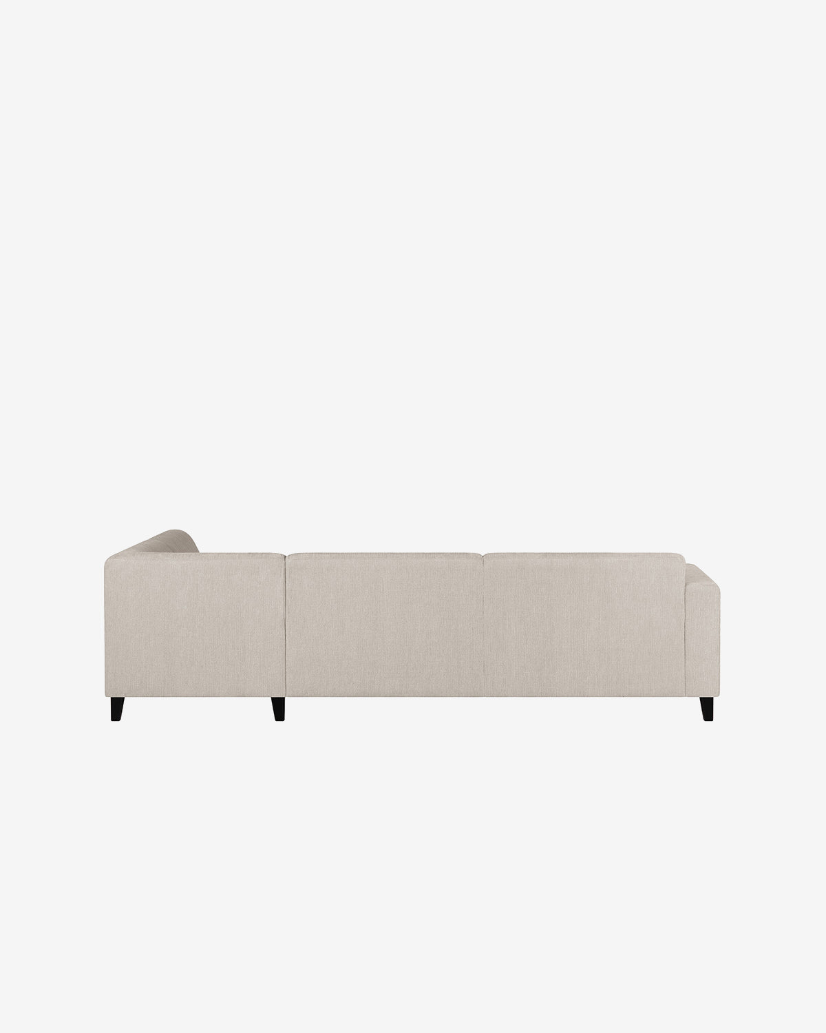 Amalfi hjørnesofa m/open end, beige